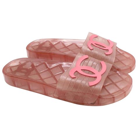 pink chanel slides|chanel cold trip slide sandals.